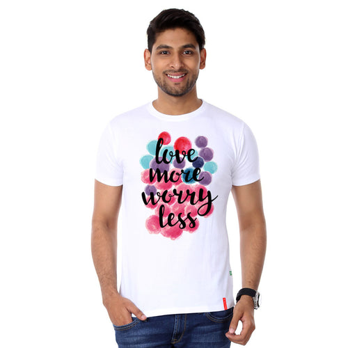 Love More Worry Less Family Tees