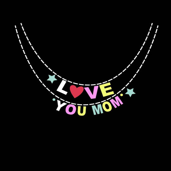 Love You Mom Mom Daughter Tees