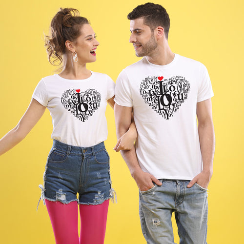 Love Doodle Couple Tees