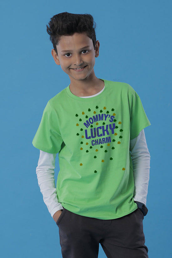 Lucky Charm Mom & Son Tees for son