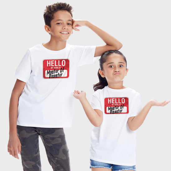 Hello, Matching Sibling Tees