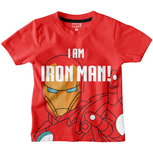I AM IRON MAN Boys Tshirt