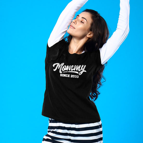 Mommy/Daddy/Baby Since, Matching Tees And Bodysuit For Women