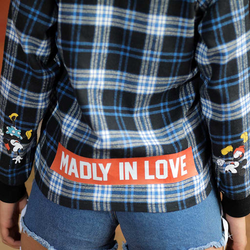 Madly In Love, Matching Disney Hoodie And Crop Hoodie For Couples