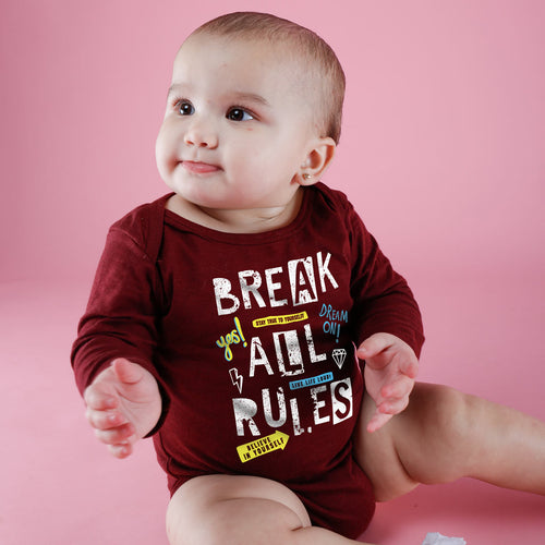Make/Break All The Rules, Matching Tee And Bodysuit For Dad And Baby (Boy)