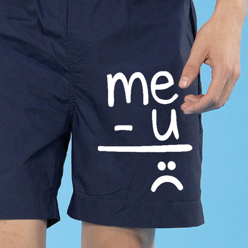 Me+U,  Matching Navy Blue Couple Boxers