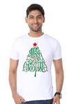 Merry Christmas Tree, Single Tee For Men