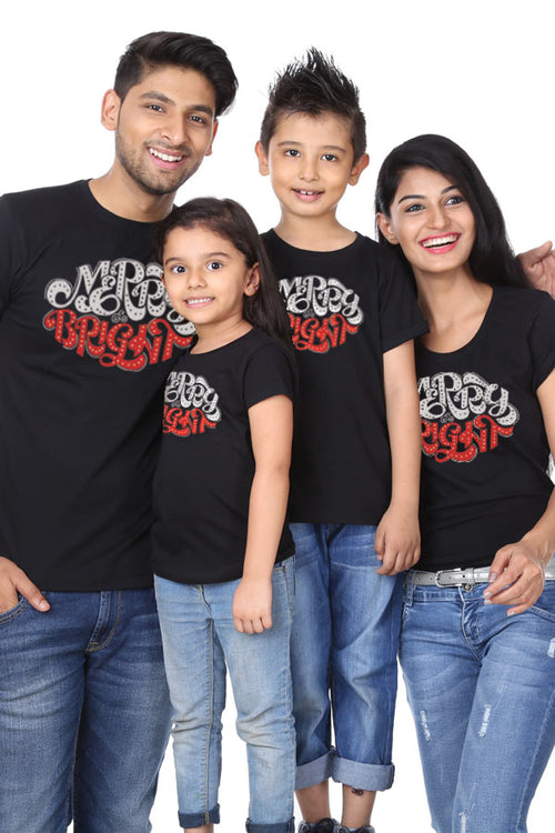 Bright And Merry Family Tees