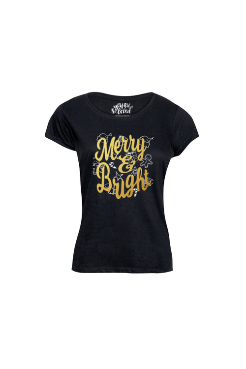 Merry And Bright Tees For Girl