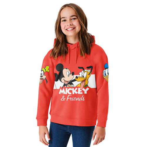 Mickey & Friends Red Girls Hoodie