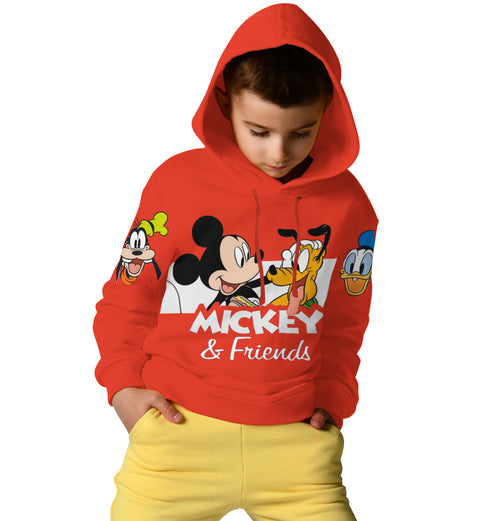 Mickey & Friends Red Boys Hoodie
