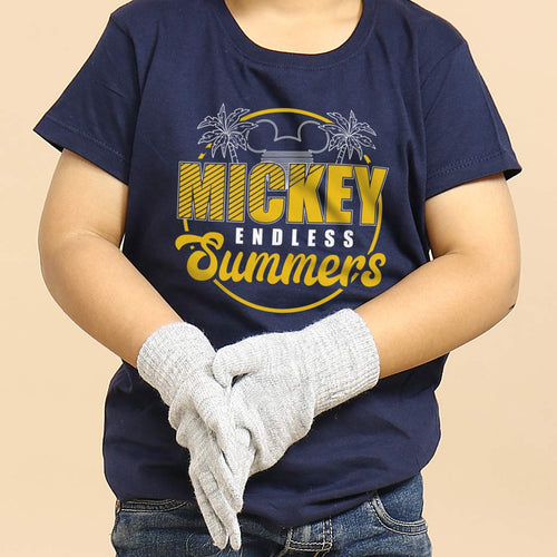 Mickey Endless Summer, Disney Navy Blue Kids Tees