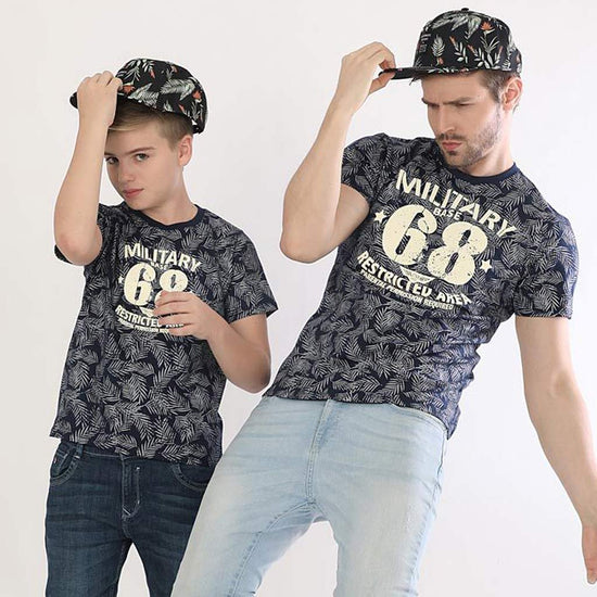 Military, Dad And Son Matching Tees