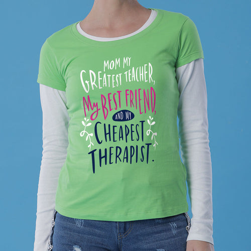 Mom My Greatest Teacher Mom Daughter Tees