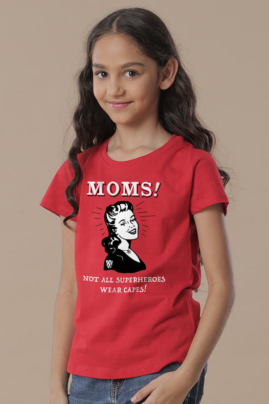 Mom Superhero Mom Daughter Tees For Daughter