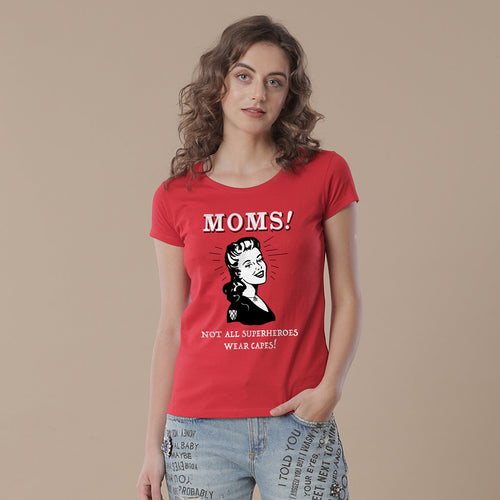 Mom Superhero Mom Daughter Tees