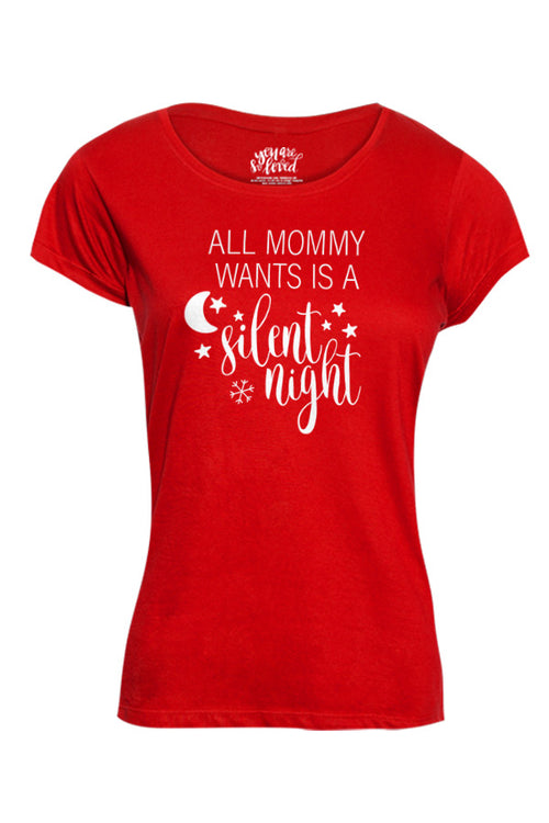 Mummy Needs A Silent Night Bodysuit and Tees