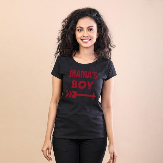 Mommy'S Boy And Girl Adult Tee For Adult Sister