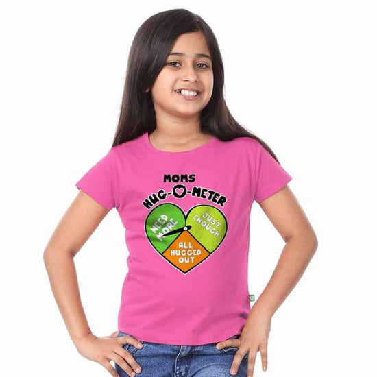Mom Hug Meter Tees for lil sister