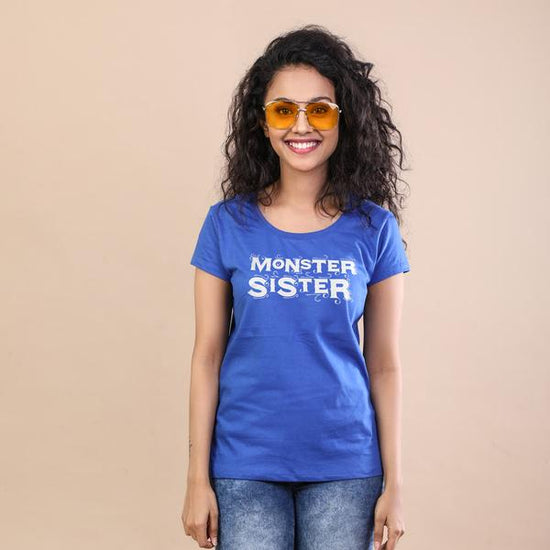 Monster Brother And Sister Adult Siblings For Sister Adult Tee