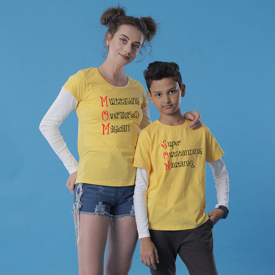 Mother-Son Multitasking Tees