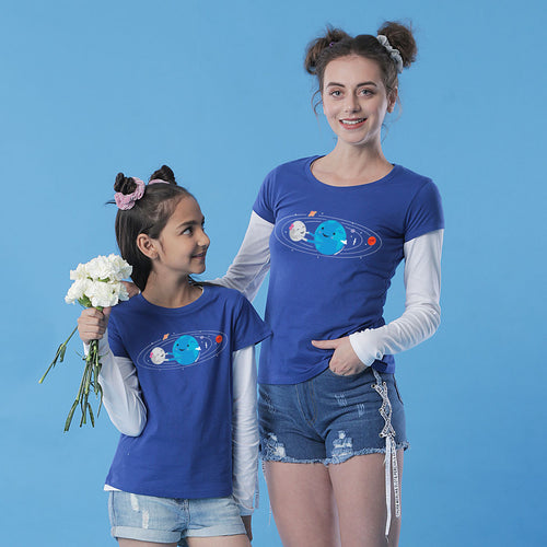 Mother daughter Earth Tees