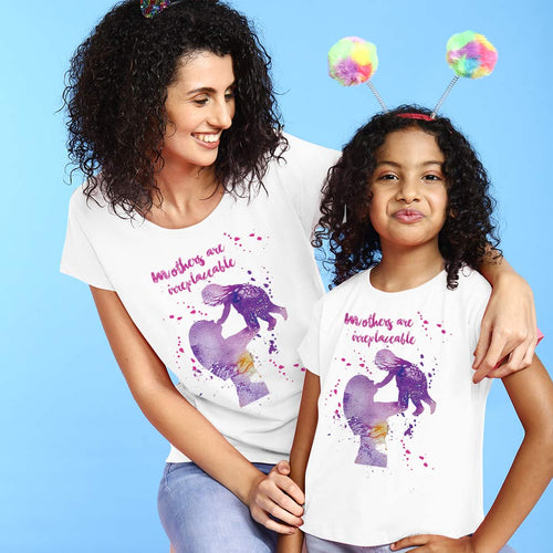 Mothers Are Irreplaceable Mom Daughter Tees