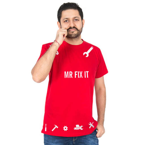 Mr Fix It  Dad-Baby Bodysuit and Tees