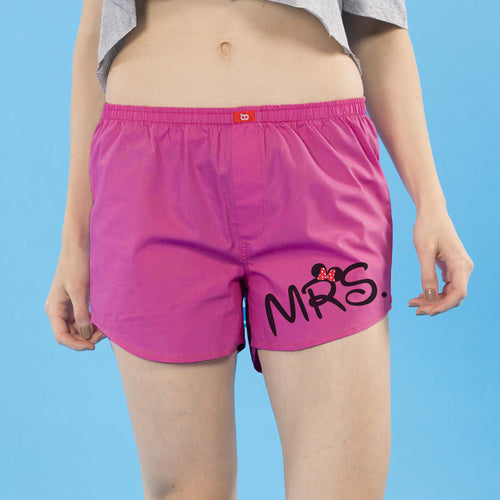 Mr/Mrs, Matching Couple For Boxers  Women