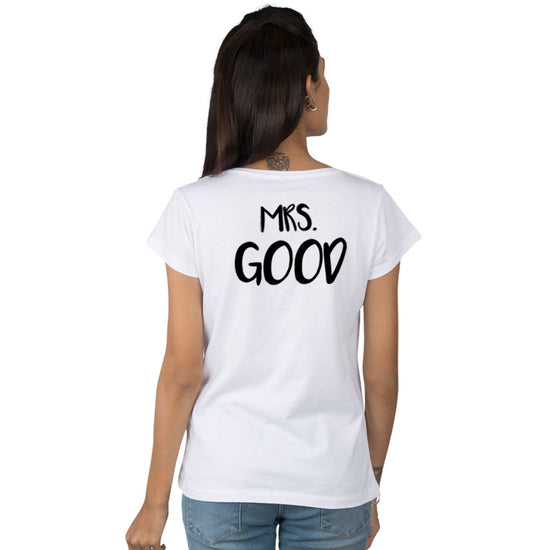Mr.Life & Mrs.Good Couple Tees for women