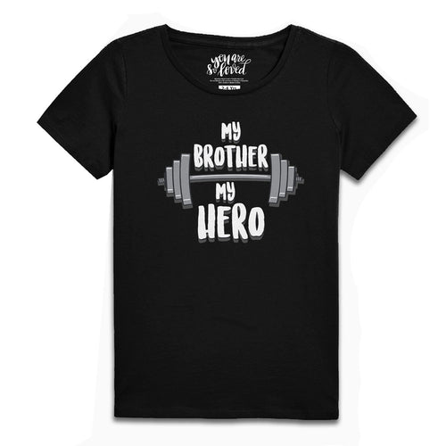 My Angel-My Hero, Matching Bodysuit And Tee For Brother And Sister