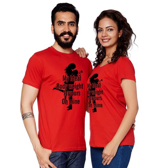 My Ideal Body Weight Couple Tees