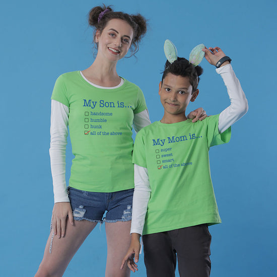 My Mom is All of the Above Tees