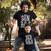 Black My Son/Dad My Hero Father-Son Tees