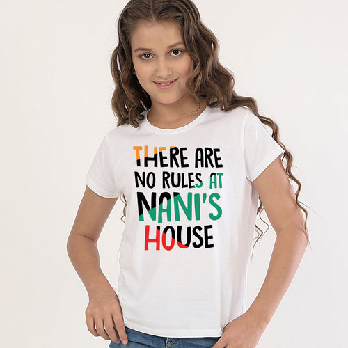No Rules At Nanis House Matching Tee for Sisters
