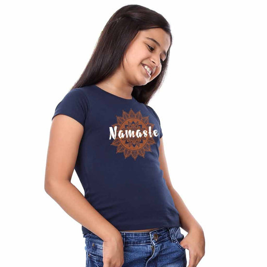 Namaste, Matching Travel Tees For Girl