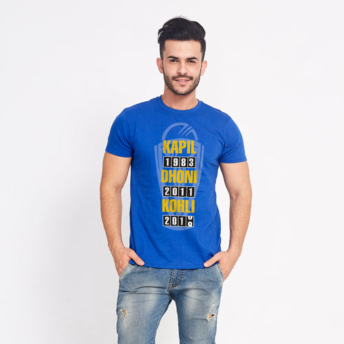 Kapil-Dhoni-Kholi, Matching Tees For Dad And Son