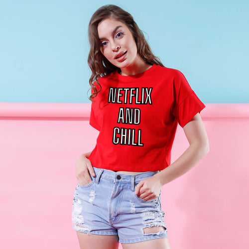 Netflix And Chill, Crop Tops For Bffs