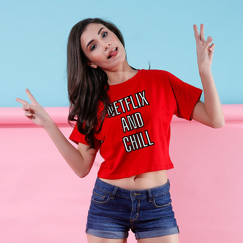 Netflix And Chill, Crop Tops For Bffs