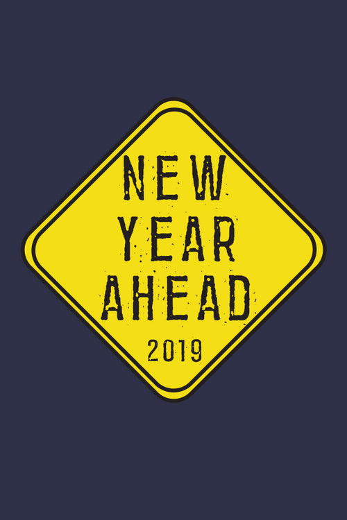 New Year Ahead , New Years Tee For Men