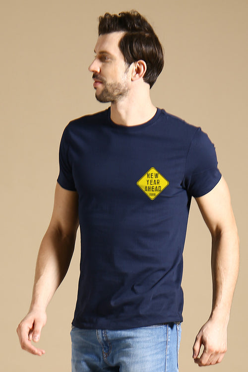 New Year Ahead , New Years Tee For Men