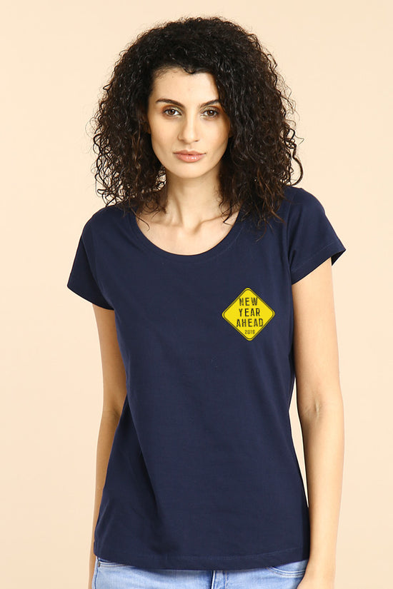 New Year Ahead, New Years Tee For Women