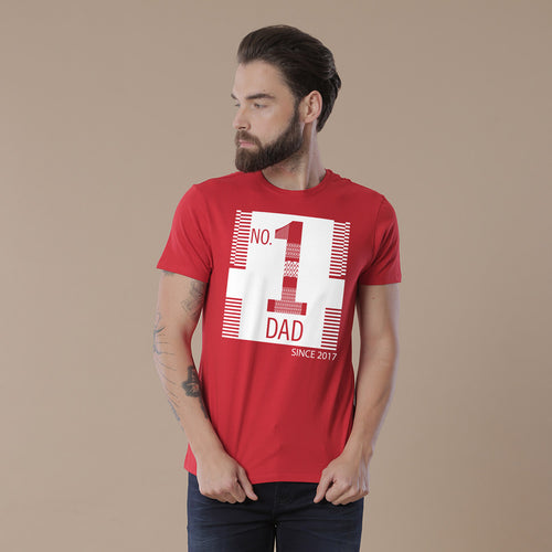 No.1 Dad, Personalized Tee For Dad