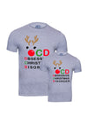 Obsessive Christmas Dad And Son Tees