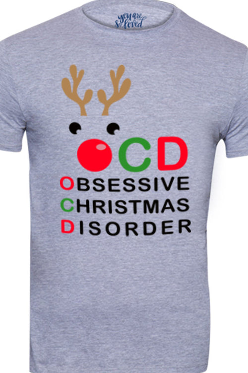 Obsessive Christmas Dad And Son Tees