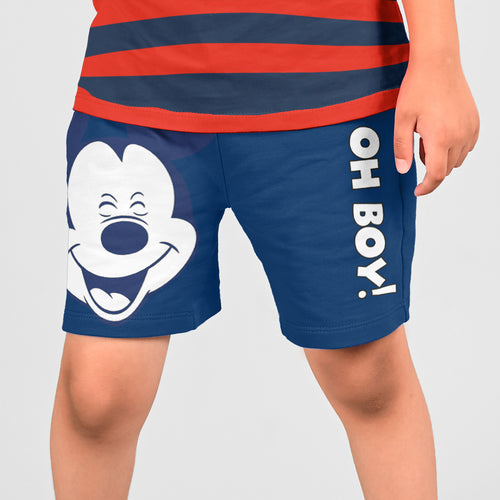 Mickey OH Boy ! Navy Boys Shorts