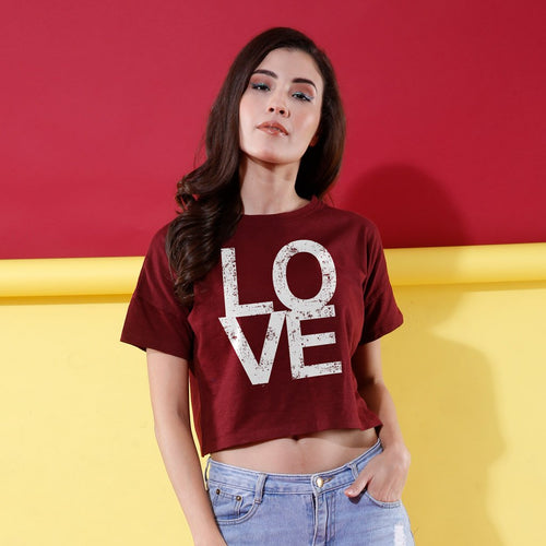 Only Love, Crop Top For Women