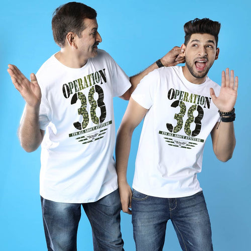 Operation 38 Dad And Son Matching Adult Tees