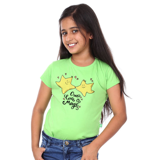 Our Love Is Magic Mom & Daughter Tees for daughter