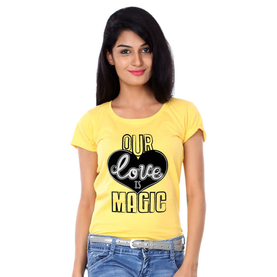 Our Love Is Magic Couple  Tees for women